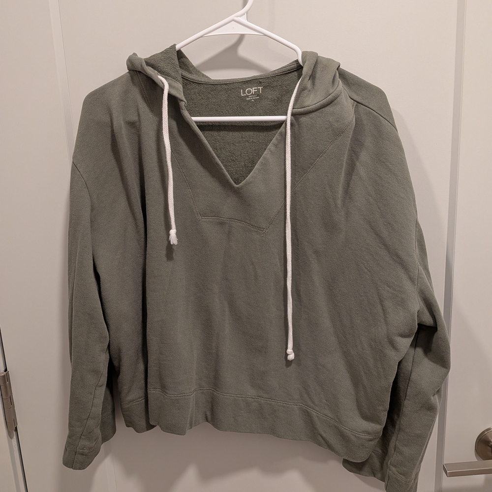 LOFT Green Hoodie